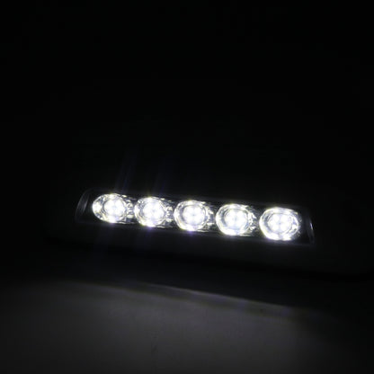 DC 12V 2.6W 6000K IP67 Marine RV กันน้ำ LED บันไดดาดฟ้าโดมโคมไฟเพดาน, สีขาวและฐานยาง, White Shell and Rubber Base