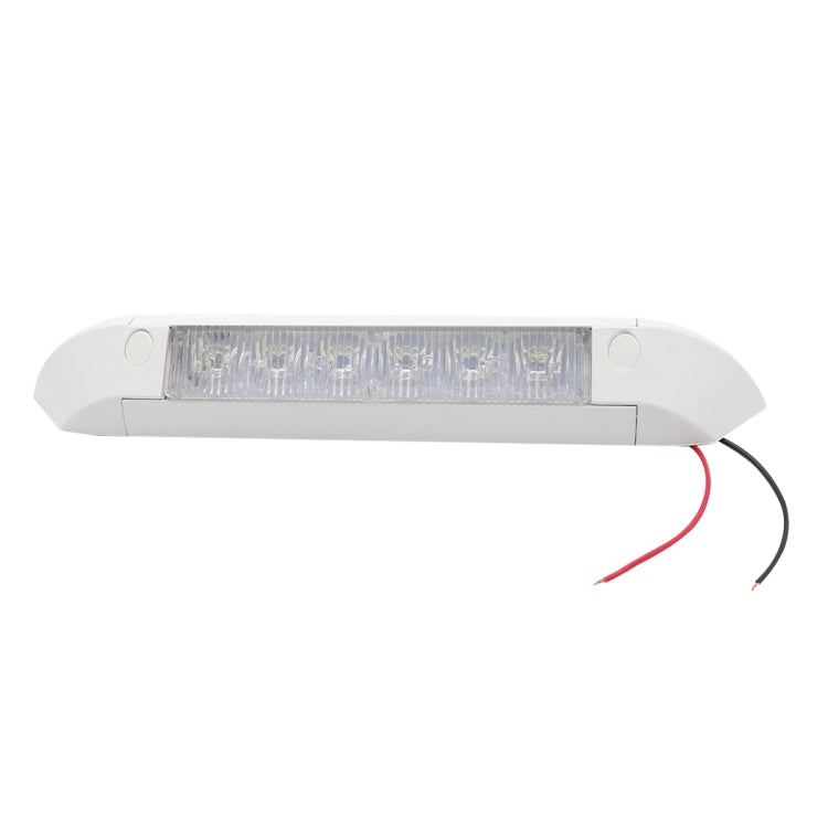 DC 12V 2.6W 6000K IP67 Marine RV กันน้ำ LED บันไดดาดฟ้าโดมโคมไฟเพดานโคมไฟ, ฐานอลูมิเนียม, Aluminum Alloy Base