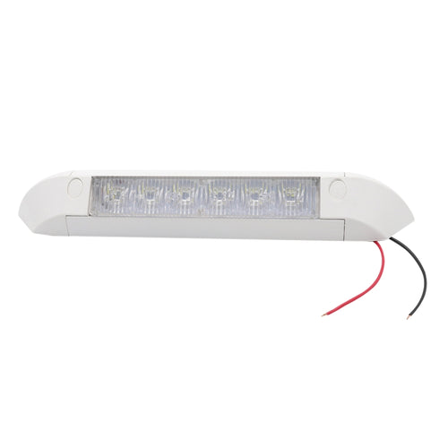 DC 12V 2.6W 6000K IP67 Marine RV กันน้ำ LED บันไดดาดฟ้าโดมโคมไฟเพดานโคมไฟ, ฐานอลูมิเนียม, Aluminum Alloy Base