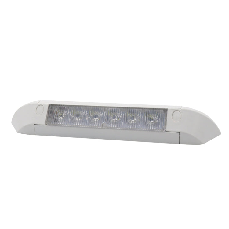 DC 12V 2.6W 6000K IP67 Marine RV กันน้ำ LED บันไดดาดฟ้าโดมโคมไฟเพดานโคมไฟ, ฐานอลูมิเนียม, Aluminum Alloy Base