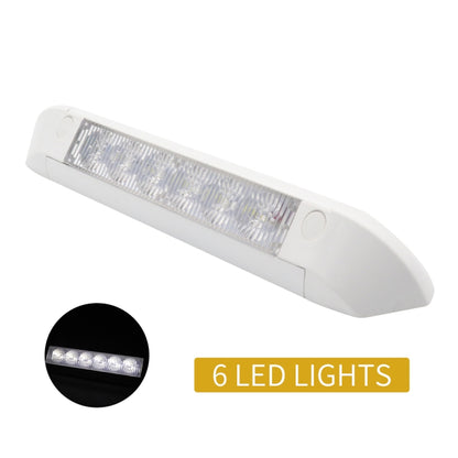 DC 12V 2.6W 6000K IP67 Marine RV กันน้ำ LED บันไดดาดฟ้าโดมโคมไฟเพดานโคมไฟ, ฐานอลูมิเนียม, Aluminum Alloy Base