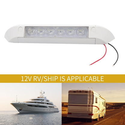 DC 12V 2.6W 6000K IP67 Marine RV กันน้ำ LED บันไดดาดฟ้าโดมโคมไฟเพดานโคมไฟ, ฐานอลูมิเนียม, Aluminum Alloy Base