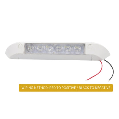 DC 12V 2.6W 6000K IP67 Marine RV กันน้ำ LED บันไดดาดฟ้าโดมโคมไฟเพดานโคมไฟ, ฐานอลูมิเนียม, Aluminum Alloy Base