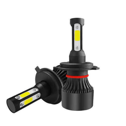2 ชิ้น S2 H4 / HB2 / 9003 DC9-36V / 25W / 6000K / 2500LM IP68 ไฟหน้ารถ LED, H4 / HB2 / 9003