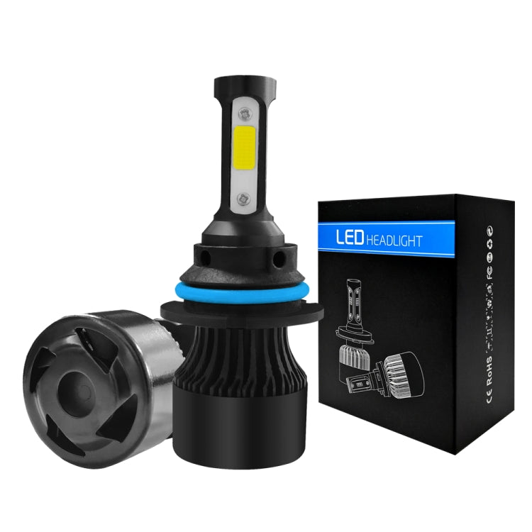 2 ชิ้น S2 9004 / HB1 DC9-36V / 25W / 6000K / 2500LM IP68 ไฟหน้ารถ LED, 9004 / HB1