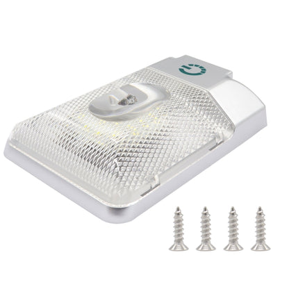 D4376S DC11-18V 3.6W 6000-6500K IP50 24LEDs SMD-5050 Marine RV หรี่แสงได้ LED Dome Light โคมไฟเพดานพร้อม Touch Control, D4376S