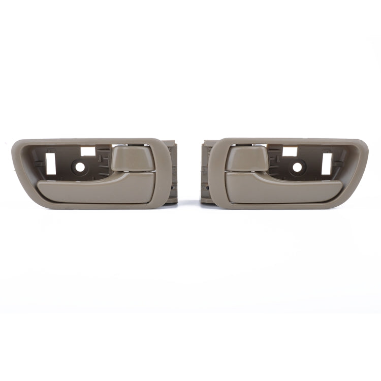 2 ชิ้นรถขวาซ้ายจับประตูด้านใน 69205-33040 RH / 69206-33040 LH สำหรับ Toyota Camry 2002-2006, For Toyota Camry 2002-2006 (Beige)