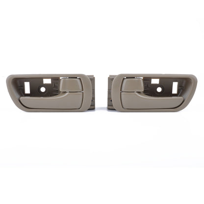 2 ชิ้นรถขวาซ้ายจับประตูด้านใน 69205-33040 RH / 69206-33040 LH สำหรับ Toyota Camry 2002-2006, For Toyota Camry 2002-2006 (Beige)