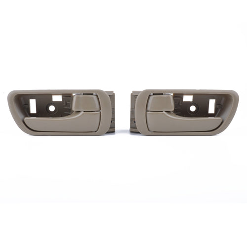 2 ชิ้นรถขวาซ้ายจับประตูด้านใน 69205-33040 RH / 69206-33040 LH สำหรับ Toyota Camry 2002-2006, For Toyota Camry 2002-2006 (Beige)