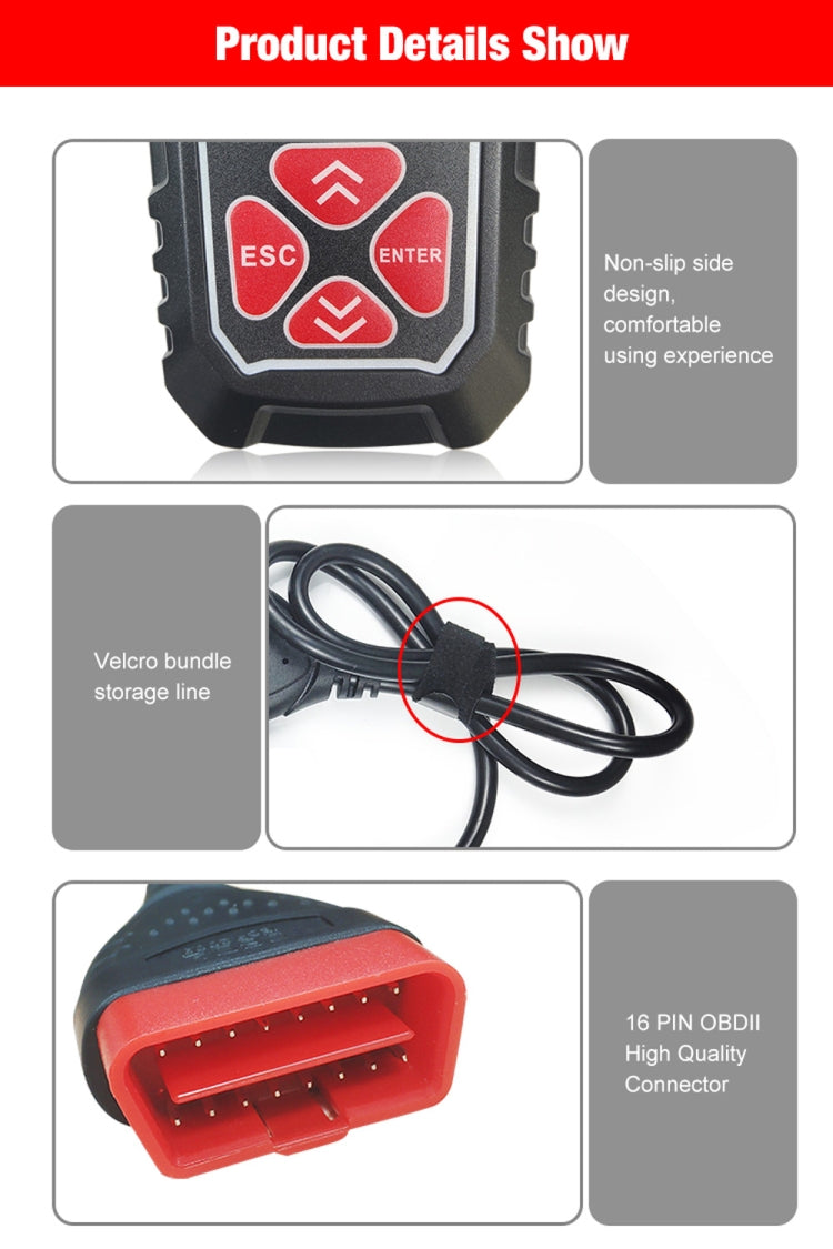 KONNWEI KW309 V309 V310 MS309 เครื่องอ่านโค้ด OBD2 เครื่องสแกนเนอร์เครื่องมือวินิจฉัย, KW309