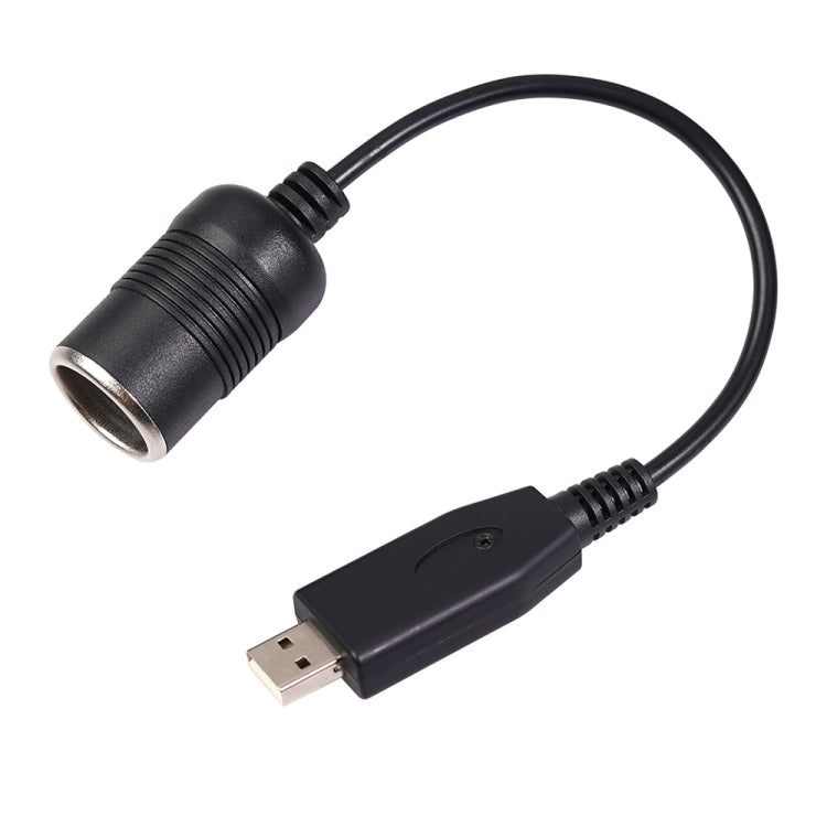 รถแปลงพอร์ต USB รถซ็อกเก็ตไฟแช็กหญิง 5V ถึง 12V Boost Power Adapter CABLE, 5V to 12V