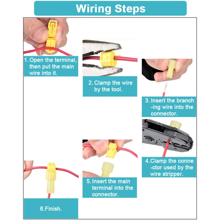 120 in 1 Universal T Shape Push Clamp Solderless ลวด เชื่อมต่อ Fast Wiring Terminal Insulated Joint เชื่อมต่อ ชุด