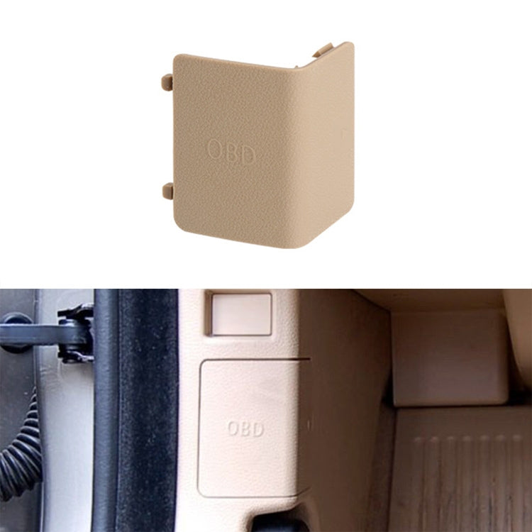 รถวินิจฉัยปลั๊กOBDแผงตกแต่ง51437147538สำหรับBMW E90 2005-2012, For BMW E90 2005-2012 (Black), For BMW E90 2005-2012 (Beige)