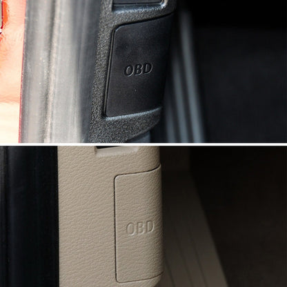 รถวินิจฉัยปลั๊กOBDแผงตกแต่ง51437147538สำหรับBMW E90 2005-2012, For BMW E90 2005-2012 (Black), For BMW E90 2005-2012 (Beige)