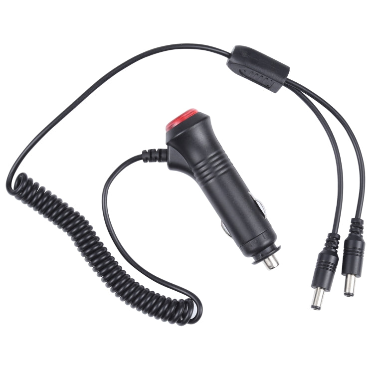 12-24V รถ สวิตช์ไฟแช็กบุหรี่เสียบเข้ากับสายไฟสปริงชาร์จ DC5.5x2.1 มม, Switch Plug
