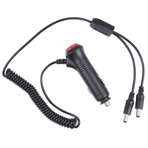 12-24V รถ สวิตช์ไฟแช็กบุหรี่เสียบเข้ากับสายไฟสปริงชาร์จ DC5.5x2.1 มม, Switch Plug
