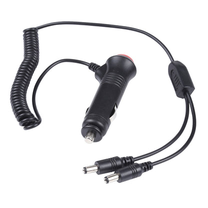 12-24V รถ สวิตช์ไฟแช็กบุหรี่เสียบเข้ากับสายไฟสปริงชาร์จ DC5.5x2.1 มม, Switch Plug