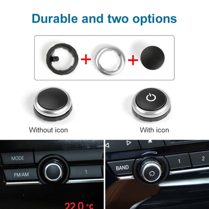 รถวิทยุปุ่มสวิทช์เครื่องเล่น CD Volume KNOB 64119350272 สำหรับ BMW F15, For BMW F15