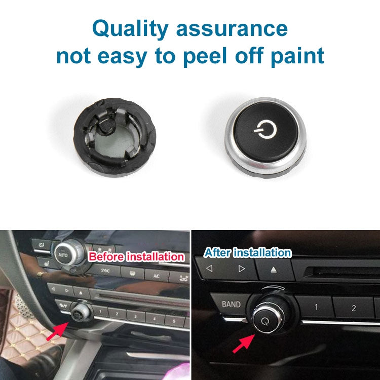 รถวิทยุปุ่มสวิทช์เครื่องเล่น CD Volume KNOB 64119350272 สำหรับ BMW F15, For BMW F15