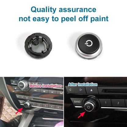 รถวิทยุปุ่มสวิทช์เครื่องเล่น CD Volume KNOB 64119350272 สำหรับ BMW F15, For BMW F15