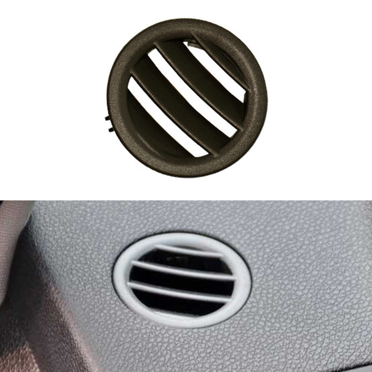 รถด้านซ้ายแดชบอร์ดขนาดเล็ก Air Outlet Circular เครื่องปรับอากาศ Outlet สำหรับ Mercedes-Benz C Class W204, Left Side for W204 (Black), Left Side for W204 (Brown)