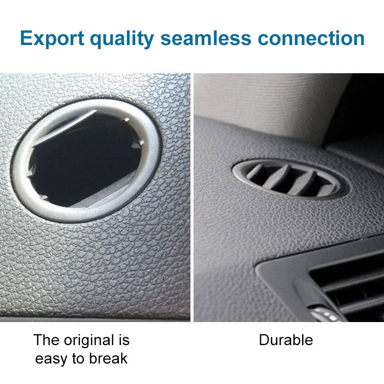 รถด้านซ้ายแดชบอร์ดขนาดเล็ก Air Outlet Circular เครื่องปรับอากาศ Outlet สำหรับ Mercedes-Benz C Class W204, Left Side for W204 (Black), Left Side for W204 (Brown)