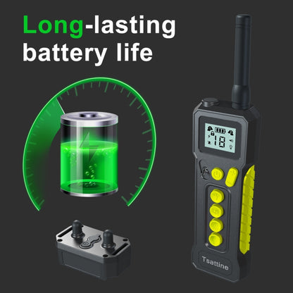 Tsattine T10 IP68 อุปกรณ์ฝึกสุนัขกันน้ำ 2000FT พร้อมไฟ LCD, T10
