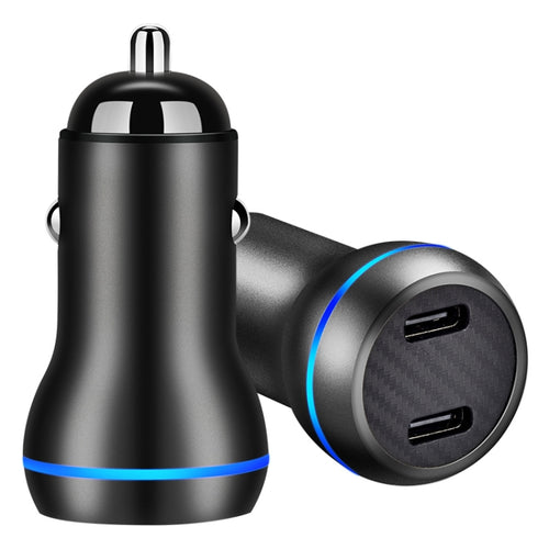 ACC-580 PD 40W พอร์ต Dual Type-C / USB-C ที่ชาร์จในรถยนต์แบบชาร์จเร็ว, ACC-580