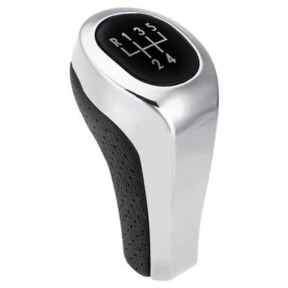 รถ 5-speed Matte Silver Gear Shift Lever Knob สำหรับ BMW, 5-speed Matte Silver