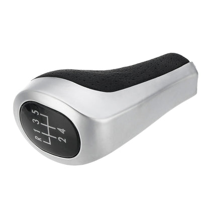 รถ 5-speed Matte Silver Gear Shift Lever Knob สำหรับ BMW, 5-speed Matte Silver