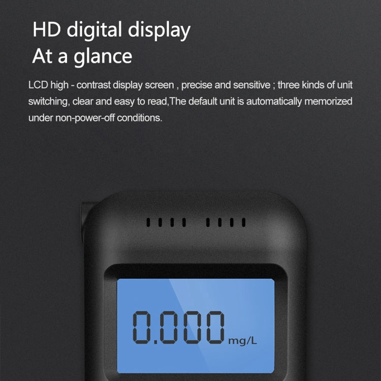 ต้นฉบับ Xiaomi Youpin HD-JJCSY01 Lydsto เครื่องทดสอบแอลกอฮอล์แบบดิจิตอล, HD-JJCSY01