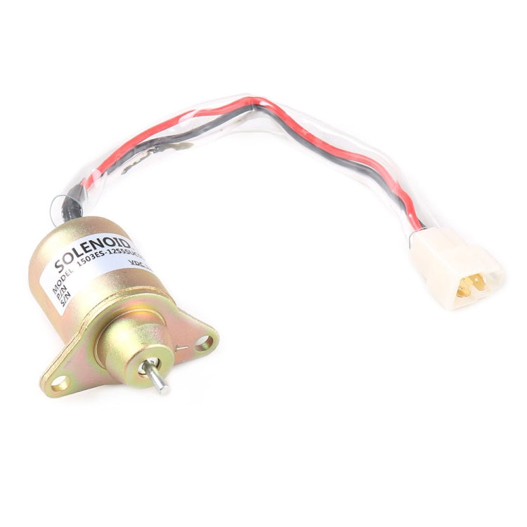โซลินอยด์วาล์ว Flameout ของเครื่องยนต์ Yanmar 1503ES-12S5SUC5S, 1503ES-12S5SUC5S