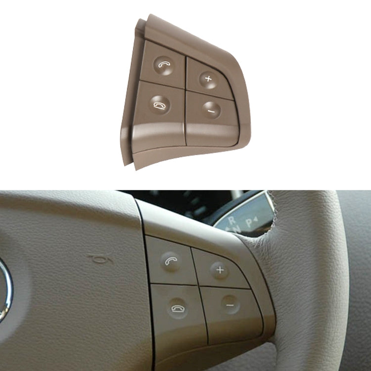 รถด้านขวา 4 ปุ่มพวงมาลัยปุ่มสวิทช์แผง 1648200110 สำหรับ Mercedes-Benz W164,ขับรถซ้าย, Right Side 4-button (Black), Right Side 4-button (Coffee), Right Side 4-button (Grey)