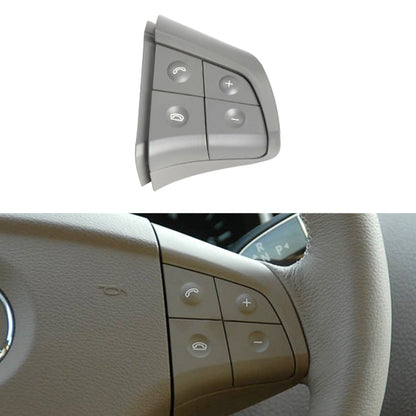 รถด้านขวา 4 ปุ่มพวงมาลัยปุ่มสวิทช์แผง 1648200110 สำหรับ Mercedes-Benz W164,ขับรถซ้าย, Right Side 4-button (Black), Right Side 4-button (Coffee), Right Side 4-button (Grey)