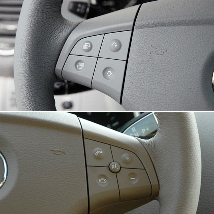รถด้านขวา 4 ปุ่มพวงมาลัยปุ่มสวิทช์แผง 1648200110 สำหรับ Mercedes-Benz W164,ขับรถซ้าย, Right Side 4-button (Black), Right Side 4-button (Coffee), Right Side 4-button (Grey)