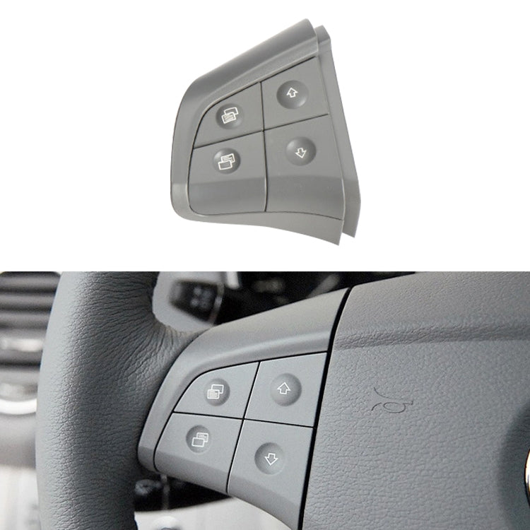 รถด้านซ้าย 4 ปุ่มพวงมาลัยปุ่มสวิทช์แผง 1648200010 สำหรับ Mercedes-Benz W164,ขับรถซ้าย, Left Side 4-button (Black), Left Side 4-button (Coffee), Left Side 4-button (Grey)