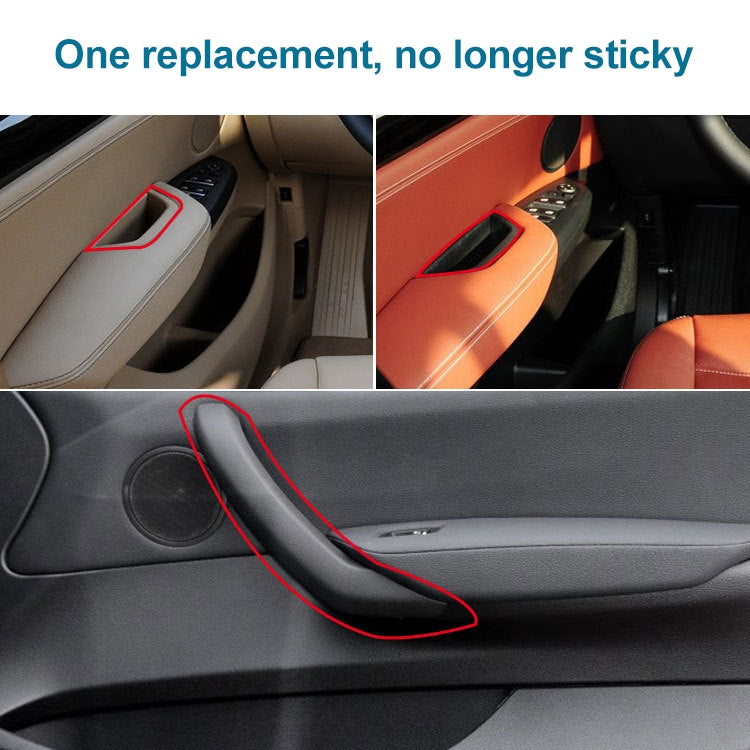 รถด้านหน้าขวาภายในประตูจับดึงฝาครอบ 5141 7394 519-1 สำหรับ BMW X3 X4,ขับรถซ้าย, Front Right Inside (Black), Front Right Inside (Beige)
