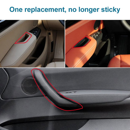 รถด้านหน้าขวาภายในประตูจับดึงฝาครอบ 5141 7394 519-1 สำหรับ BMW X3 X4,ขับรถซ้าย, Front Right Inside (Black), Front Right Inside (Beige)