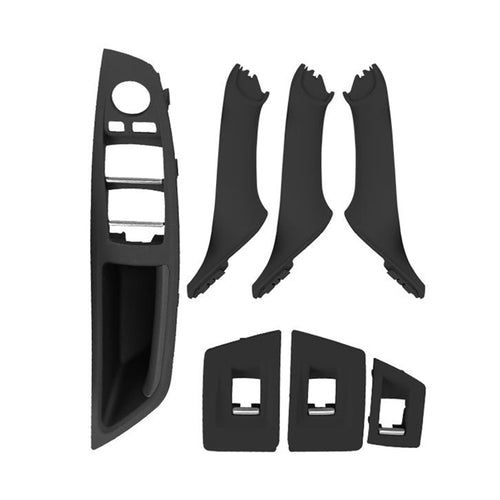 รถรุ่นมาตรฐานภายในประตูมือจับดึงฝาครอบ 5141 7225 873 สำหรับ BMW F10 F18,ขับรถซ้าย, Standard Version (Black), Standard Version (Dark Coffee), Standard Version (Beige White), Standard Version (Grey), Standard Version (Beige), Standard Version (Wine Red)