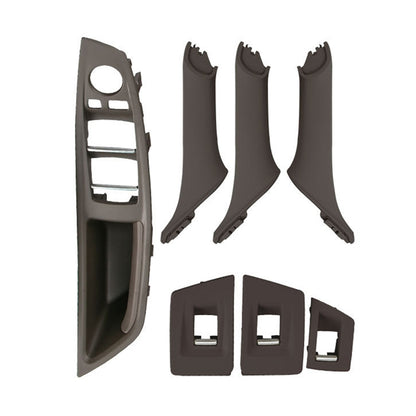 รถรุ่นมาตรฐานภายในประตูมือจับดึงฝาครอบ 5141 7225 873 สำหรับ BMW F10 F18,ขับรถซ้าย, Standard Version (Black), Standard Version (Dark Coffee), Standard Version (Beige White), Standard Version (Grey), Standard Version (Beige), Standard Version (Wine Red)