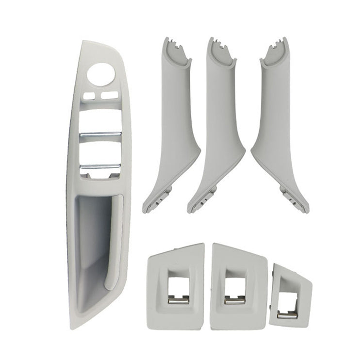 รถรุ่นมาตรฐานภายในประตูมือจับดึงฝาครอบ 5141 7225 873 สำหรับ BMW F10 F18,ขับรถซ้าย, Standard Version (Black), Standard Version (Dark Coffee), Standard Version (Beige White), Standard Version (Grey), Standard Version (Beige), Standard Version (Wine Red)