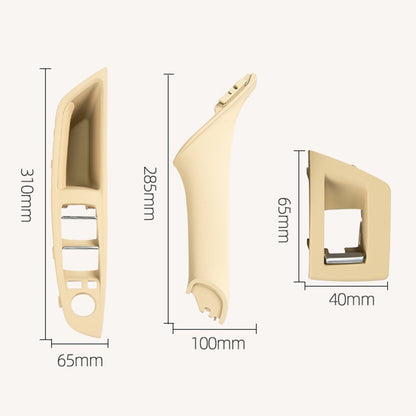 รถรุ่นมาตรฐานภายในประตูมือจับดึงฝาครอบ 5141 7225 873 สำหรับ BMW F10 F18,ขับรถซ้าย, Standard Version (Black), Standard Version (Dark Coffee), Standard Version (Beige White), Standard Version (Grey), Standard Version (Beige), Standard Version (Wine Red)