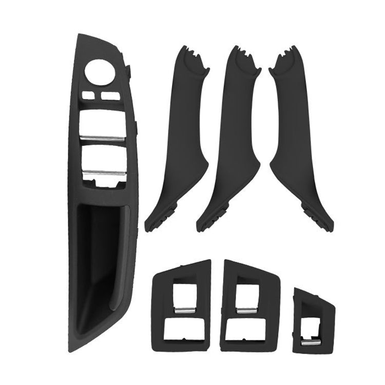 รถการกำหนดค่าสูงรุ่นภายในประตูดึงฝาครอบ 5141 7225 873 สำหรับ BMW F10 F18,ขับรถซ้าย, High Configuration Version (Black), High Configuration Version (Beige White), High Configuration Version (Grey), High Configuration Version (Beige)