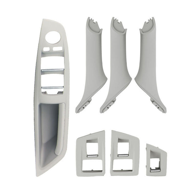 รถการกำหนดค่าสูงรุ่นภายในประตูดึงฝาครอบ 5141 7225 873 สำหรับ BMW F10 F18,ขับรถซ้าย, High Configuration Version (Black), High Configuration Version (Beige White), High Configuration Version (Grey), High Configuration Version (Beige)