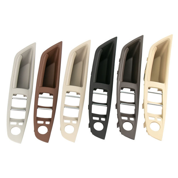 รถการกำหนดค่าสูงรุ่นภายในประตูดึงฝาครอบ 5141 7225 873 สำหรับ BMW F10 F18,ขับรถซ้าย, High Configuration Version (Black), High Configuration Version (Beige White), High Configuration Version (Grey), High Configuration Version (Beige)