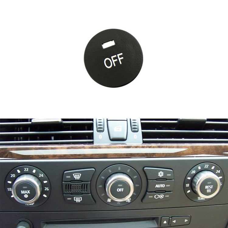 รถเครื่องปรับอากาศแผงสวิทช์ปุ่มปิดคีย์ 6131 9250 196-1 สำหรับ BMW E60 2003-2010,ขับรถซ้าย, OFF