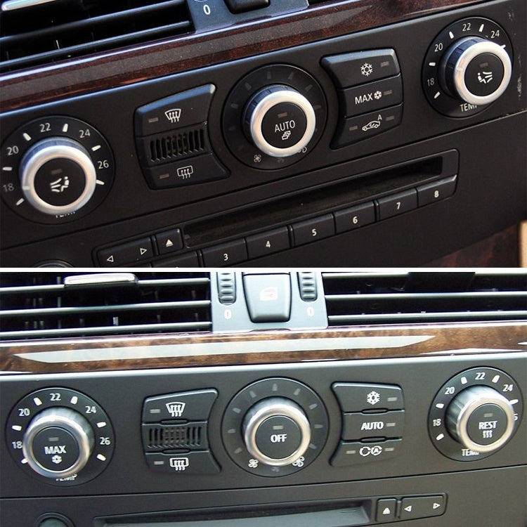 รถเครื่องปรับอากาศแผงสวิทช์ปุ่มปิดคีย์ 6131 9250 196-1 สำหรับ BMW E60 2003-2010,ขับรถซ้าย, OFF