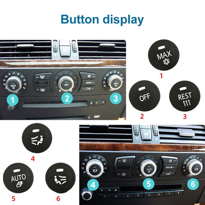 เครื่องปรับอากาศรถยนต์แผงปุ่มสวิทช์อัตโนมัติ 6131 9250 196-1 สำหรับ BMW E60 2003-2010,ขับรถซ้าย, AUTO