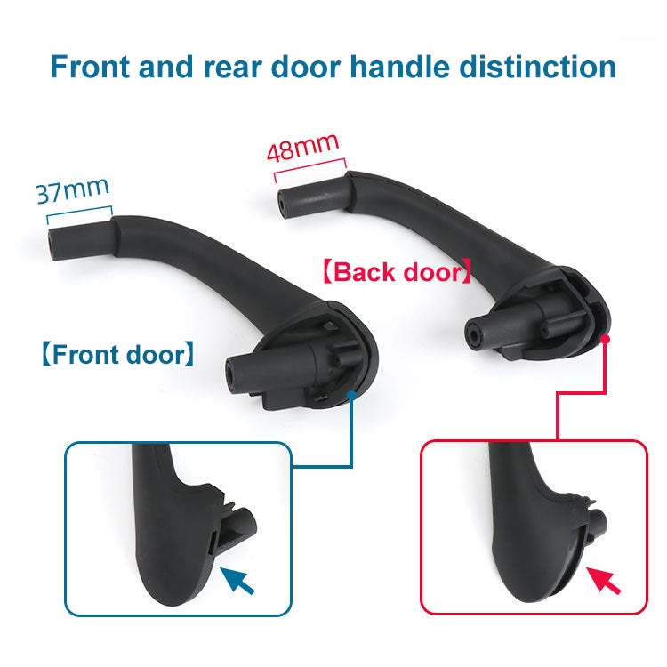 รถด้านหน้าขวาภายในประตูมือจับดึงฝาครอบสำหรับMercedes-Benz C-Class W203 -2007,ขับรถซ้าย, Front Right (Black), Front Right (Grey), Front Right (Beige)