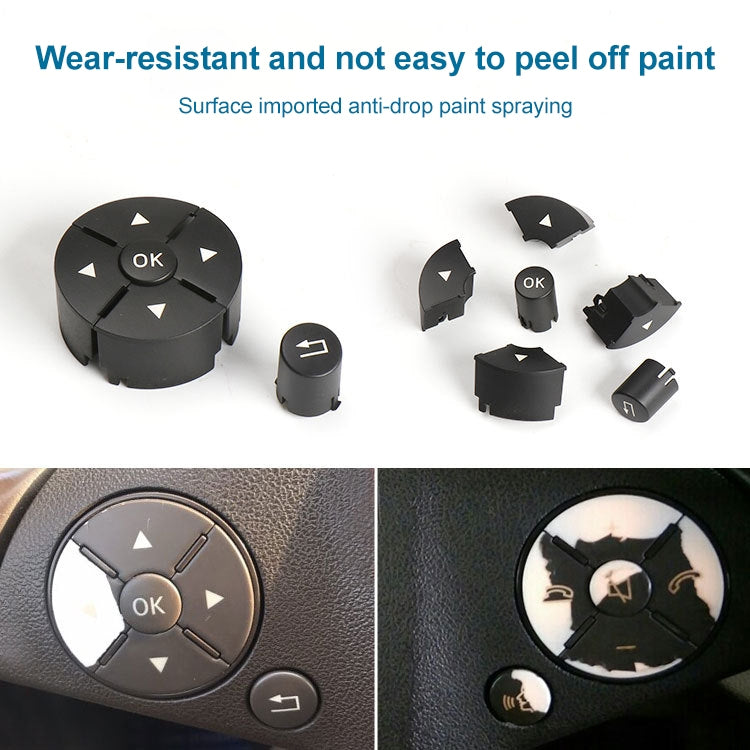 รถด้านขวาพวงมาลัยแผงปุ่มสวิทช์สำหรับ Mercedes-Benz W204 2007-2014,ขับรถซ้าย, Right Side (Black), Right Side (Grey), Right Side (Beige), Right Side (Brown)